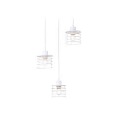 Подвесной светильник в стиле лофт TR8078/3 WH белый E27*3 max 40W D372*1170, фото 