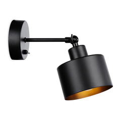 Накладной спот с выключателем в стиле лофт TR8137 BK черный E27 max 40W D120*290, фото 