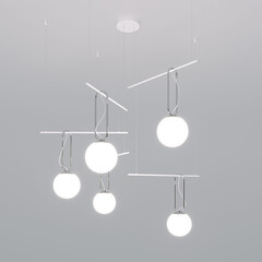 Подвесной светильник 70143/5 белый, фото 