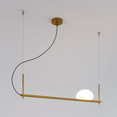 Подвесной светильник 70145/1 латунь, фото 