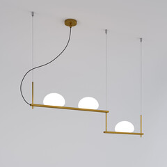 Подвесной светильник 70145/3 латунь, фото 