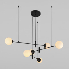 Подвесной светильник 70146/6 черный, фото 