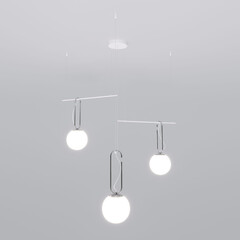 Подвесной светильник 70143/3 белый, фото 