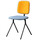 Стул ror, y, велюр, черный/голубой/желтый Latitude RORCHYBKVLRBLYEL, фото 