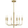 Золотая люстра "Уорвик", фото 