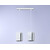 Светильник подвесной TN5131/2 WH белый E27/2 max 40W 260*80*1150, фото , изображение 4