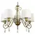 Подвесная люстра Arte Lamp CAROLINA A9239LM-5BR, фото 