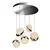 Подвесная светодиодная люстра iLedex CRystal Ball C4474-5R CR, фото , изображение 3