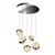 Подвесная светодиодная люстра iLedex CRystal Ball C4474-5R CR, фото 