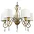 Подвесная люстра Arte Lamp CAROLINA A9239LM-5BR, фото , изображение 2