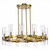 SL1237.303.12 Люстра подвесная ST-Luce Латунь/Прозрачный E14 12*15W Isla, фото , изображение 2