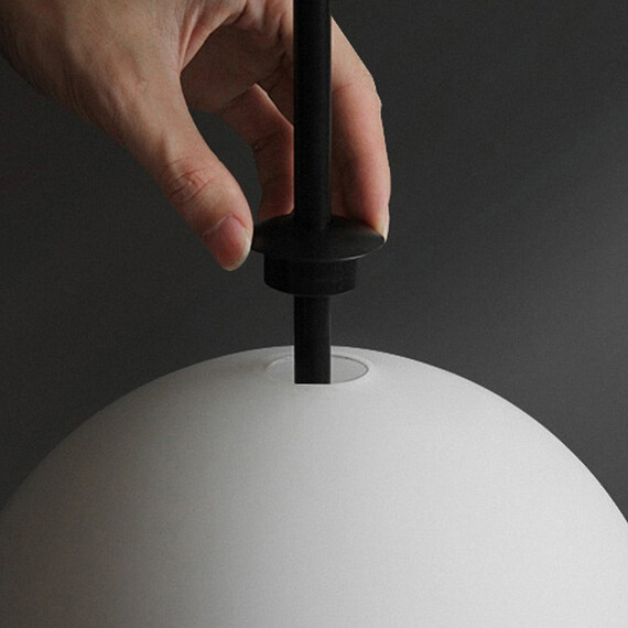 Подвесной Светильник White Beads Pendant By Imperiumloft, фото , изображение 4