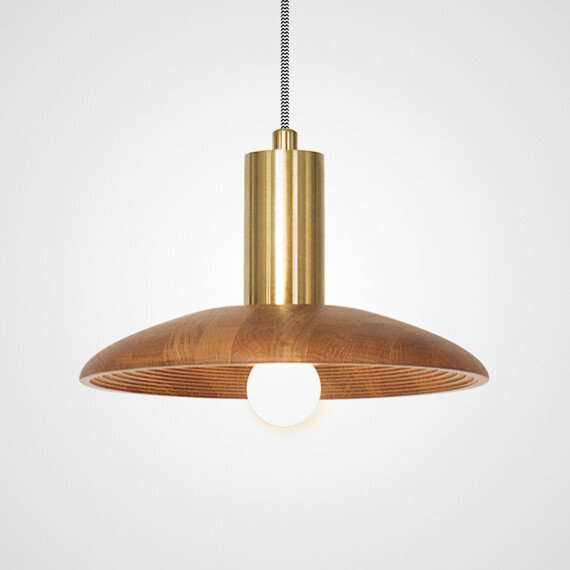 Подвесной Светильник Wood Light Brown By Imperiumloft, фото 