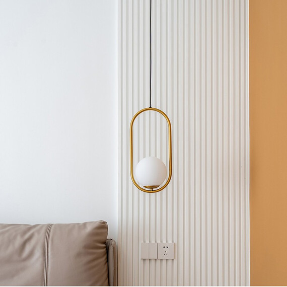 Подвесной Светильник Matthew Mccormick Hoop 50 Gold Mila Pendant By Imperiumloft, фото , изображение 4