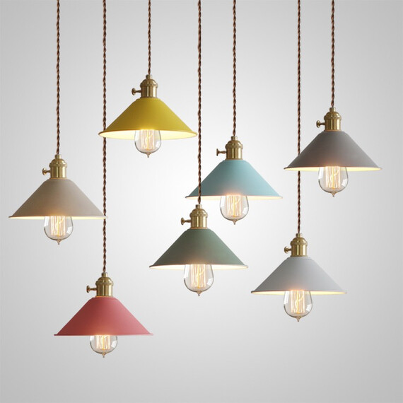 Светильник Подвесной Braid Голубой By Imperiumloft, фото , изображение 2