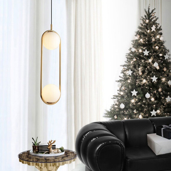 Подвесной Светильник Hoop Duo Бронза By Imperiumloft, фото , изображение 4