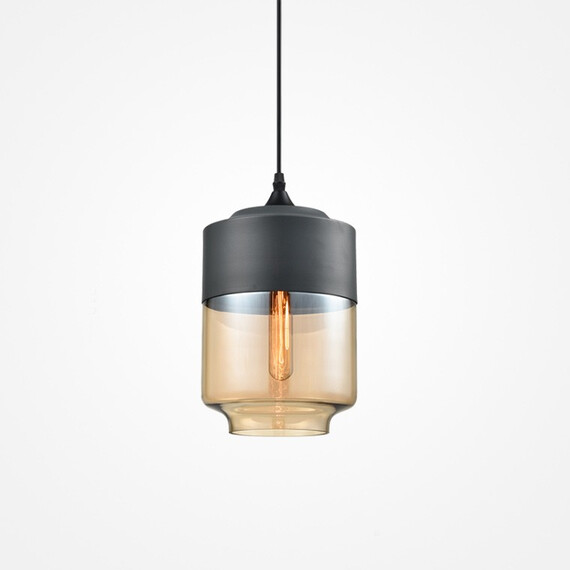 Подвесной Светильник Nord A D18 Black/Amber By Imperiumloft, фото 