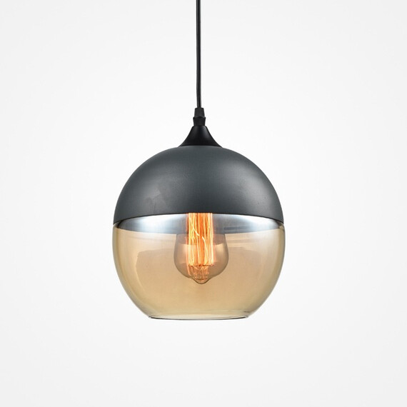 Подвесной Светильник Nord C D20 Black/Amber By Imperiumloft, фото 