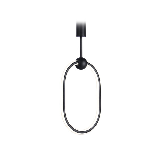 Светильник светодиодный подвесной с пультом FL10577 BK черный 3000K/4200K/6400K 56W 230*16*1000 (ПДУ ИК), фото , изображение 6