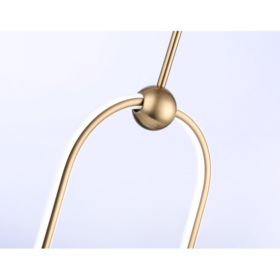 Светильник светодиодный подвесной с пультом FL10578 BS латунь 3000K/4200K/6400K 56W 230*16*1000 (ПДУ ИК), фото , изображение 8