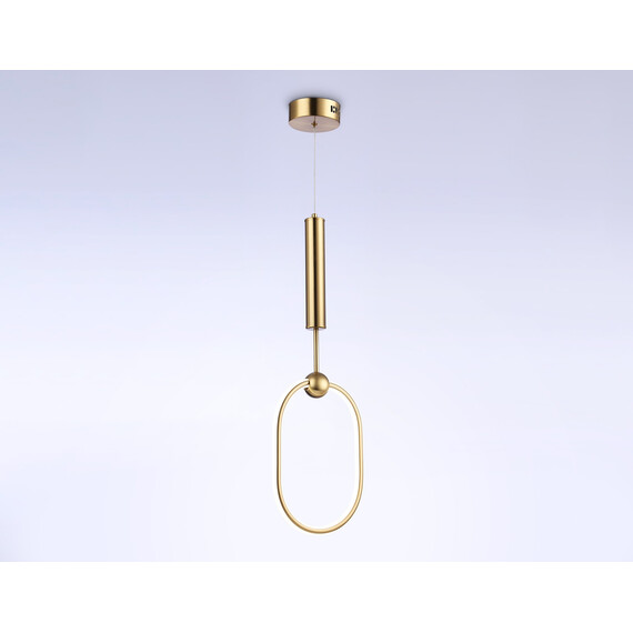 Светильник светодиодный подвесной с пультом FL10578 BS латунь 3000K/4200K/6400K 56W 230*16*1000 (ПДУ ИК), фото , изображение 4