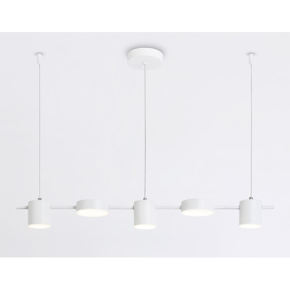 Светильник светодиодный подвесной FL51678/5 WH белый 3000K/4200K/6400K 25W 790*100*1000 (Без ПДУ), фото , изображение 5