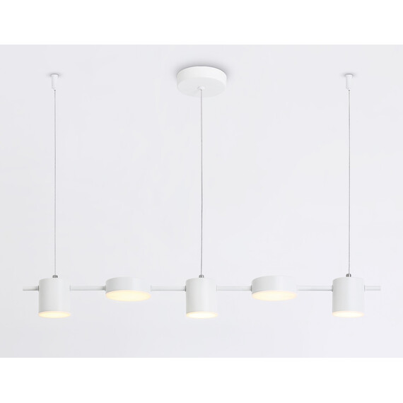 Светильник светодиодный подвесной FL51678/5 WH белый 3000K/4200K/6400K 25W 790*100*1000 (Без ПДУ), фото , изображение 4