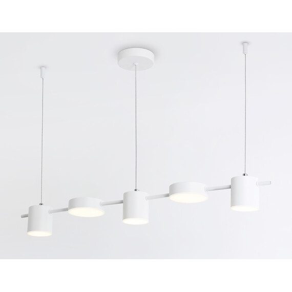 Светильник светодиодный подвесной FL51678/5 WH белый 3000K/4200K/6400K 25W 790*100*1000 (Без ПДУ), фото , изображение 2