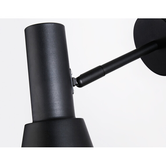 Светильник настенный с выключателем TA13129 BK черный GU10 max D85*L150*H240, фото , изображение 5