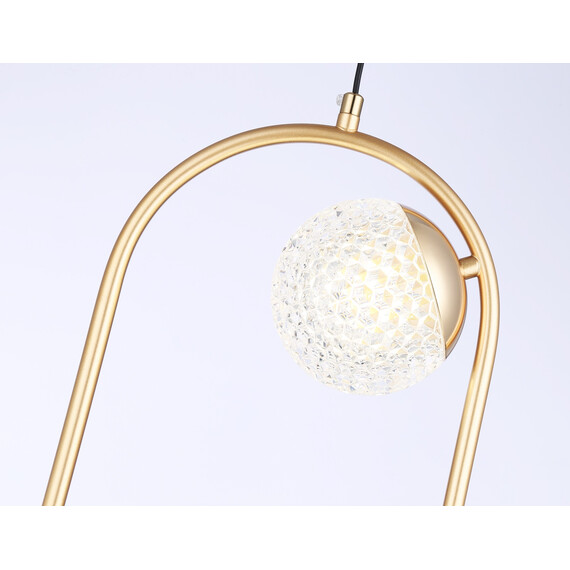 Светильник подвесной TR5431/2 GD золото G9/2 max 40W 220*110*1000, фото , изображение 7