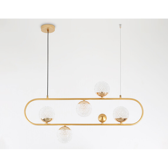 Светильник подвесной TR5433/5 GD золото G9/5 max 40W 780*110*1000, фото , изображение 4