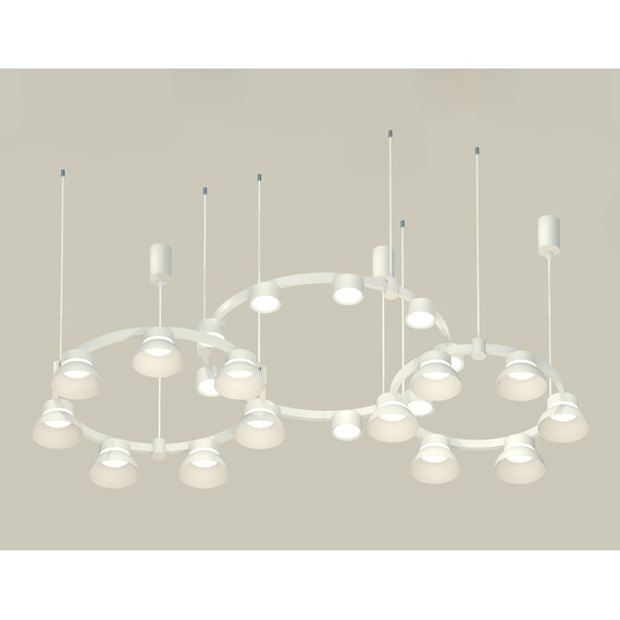 Комплект подвесного светильника с акрилом XR92082010/22 SWH/FR белый песок/белый матовый GX53 (A9208, C9241, C9236, C9231, N8112, N8140), фото 