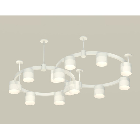 Комплект подвесного светильника с акрилом XR92211002/13 SWH/FR белый песок/белый матовый GX53 (A9221, A9226, C9236, C9231, N8402), фото 