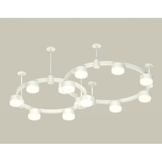 Комплект подвесного светильника с акрилом XR92211006/13 SWH/FR/CL белый песок/белый матовый/прозрачный GX53 (A9221, A9226, C9236, C9231, N8399), фото 
