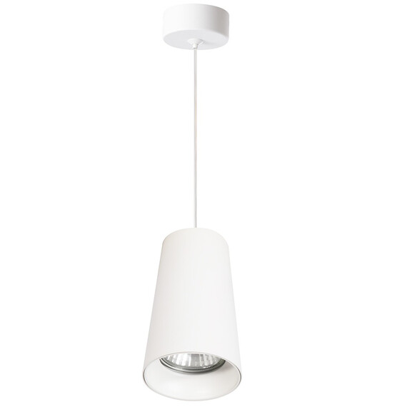 Светильник потолочный Feron ML1858 Barrel BELL levitation на подвесе 1,7 м , MR16 35W 230V, белый, фото 