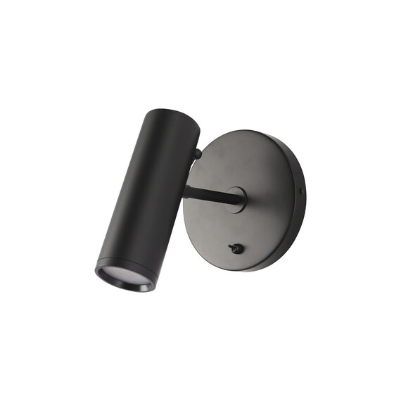 Черное бра "Ллойд" с выключателем, фото 