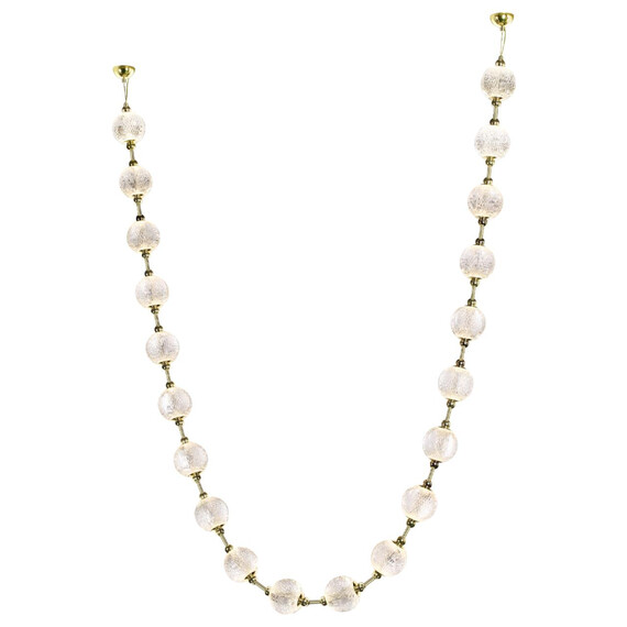 5008/80L L-VISION ODL23 золотой/прозрачный/металл/акрил Подвес LED  80W 4000K 4400Лм CRYSTAL, фото 