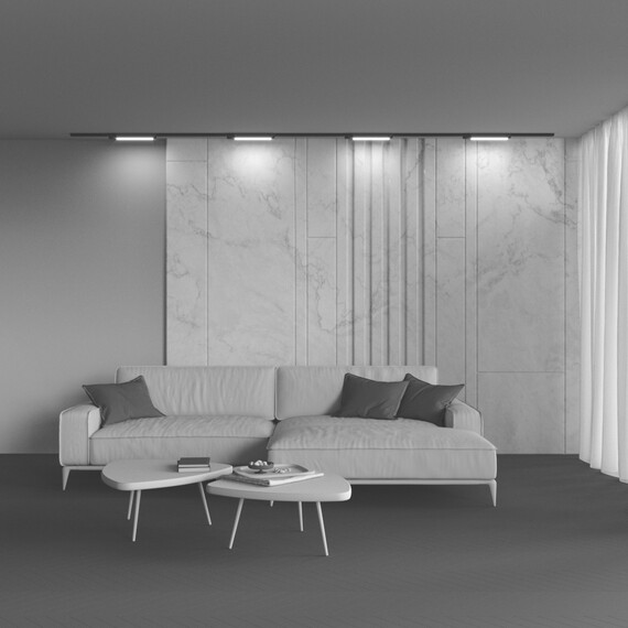 Трековый однофазный светильник 4000K 12Вт 110° Maytoni Basis Unity TR000-1-12W4K-B, фото , изображение 5