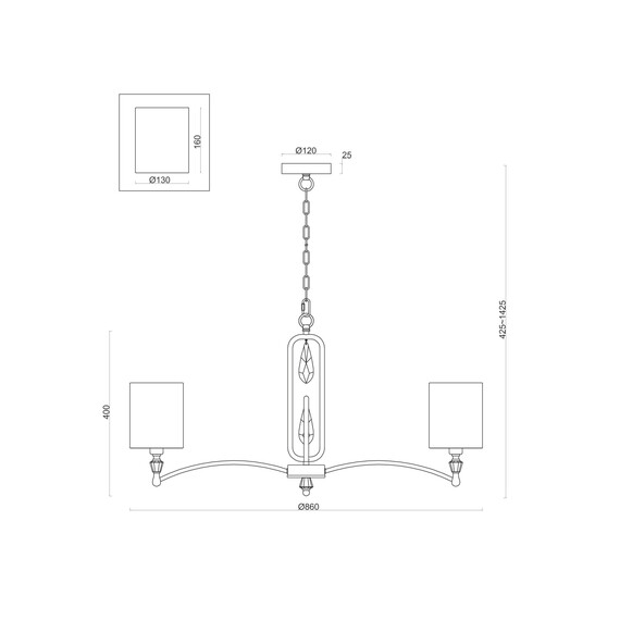 Подвесной светильник Freya FR1007PL-08N, фото , изображение 2
