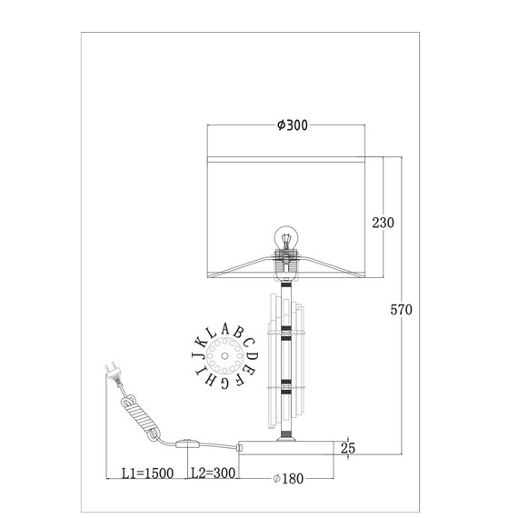 Настольный светильник Maytoni MOD088TL-01BS, фото , изображение 5