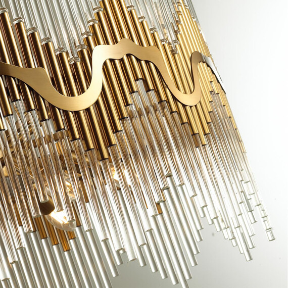 4983/12 HALL ODL22 379 бронзовый/стекло Люстра E14 12*40W SAVIKIA, фото , изображение 2