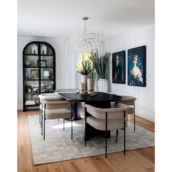 Бежевый мягкий стул “Эбби” LouvreHome LHFDC160523IMT, фото , изображение 2