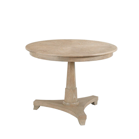 Бежевый обеденный стол из дуба “Парма” LouvreHome LHFDT1197HLN weathered oak, фото 