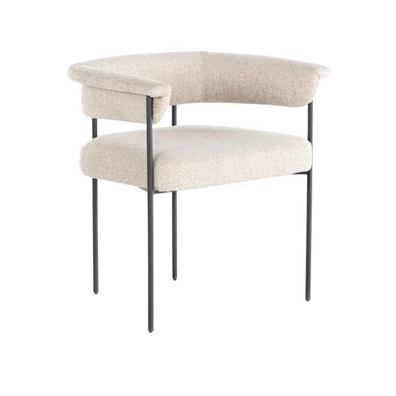 Бежевый мягкий стул “Эбби” LouvreHome LHFDC160523IMT, фото , изображение 3