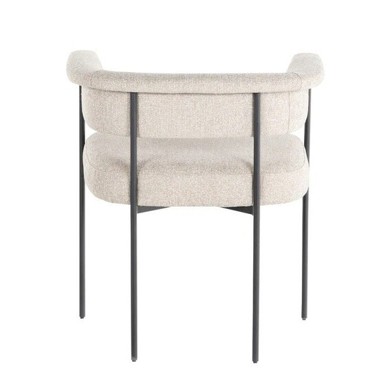 Бежевый мягкий стул “Эбби” LouvreHome LHFDC160523IMT, фото , изображение 6