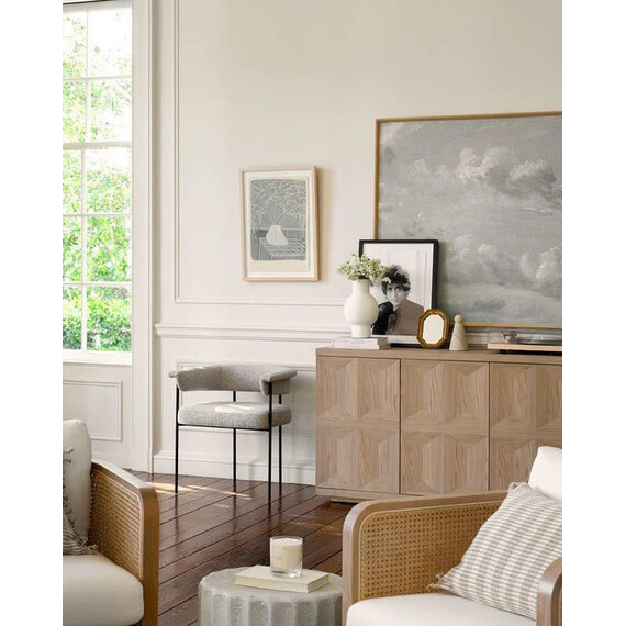 Бежевый мягкий стул “Эбби” LouvreHome LHFDC160523IMT, фото , изображение 4