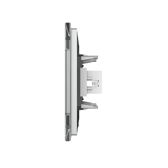 Розетка HDMI двойная серая, фото , изображение 3