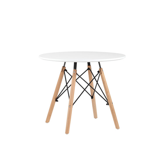 Eames DSW детский белый, ножки массив бука, фото 