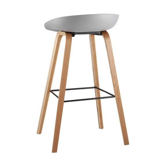 Libra серый, пластик, ножки под натуральное дерево, фото , изображение 4