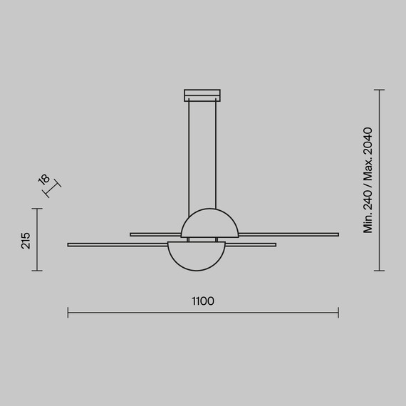 Подвесной светильник Maytoni MOD179PL-L26W4K, фото , изображение 10